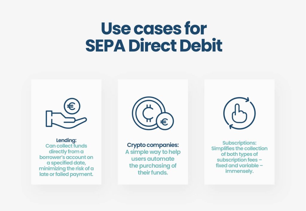 use cases for sepa direct debit